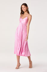 Maeve Pleated Midi Dress