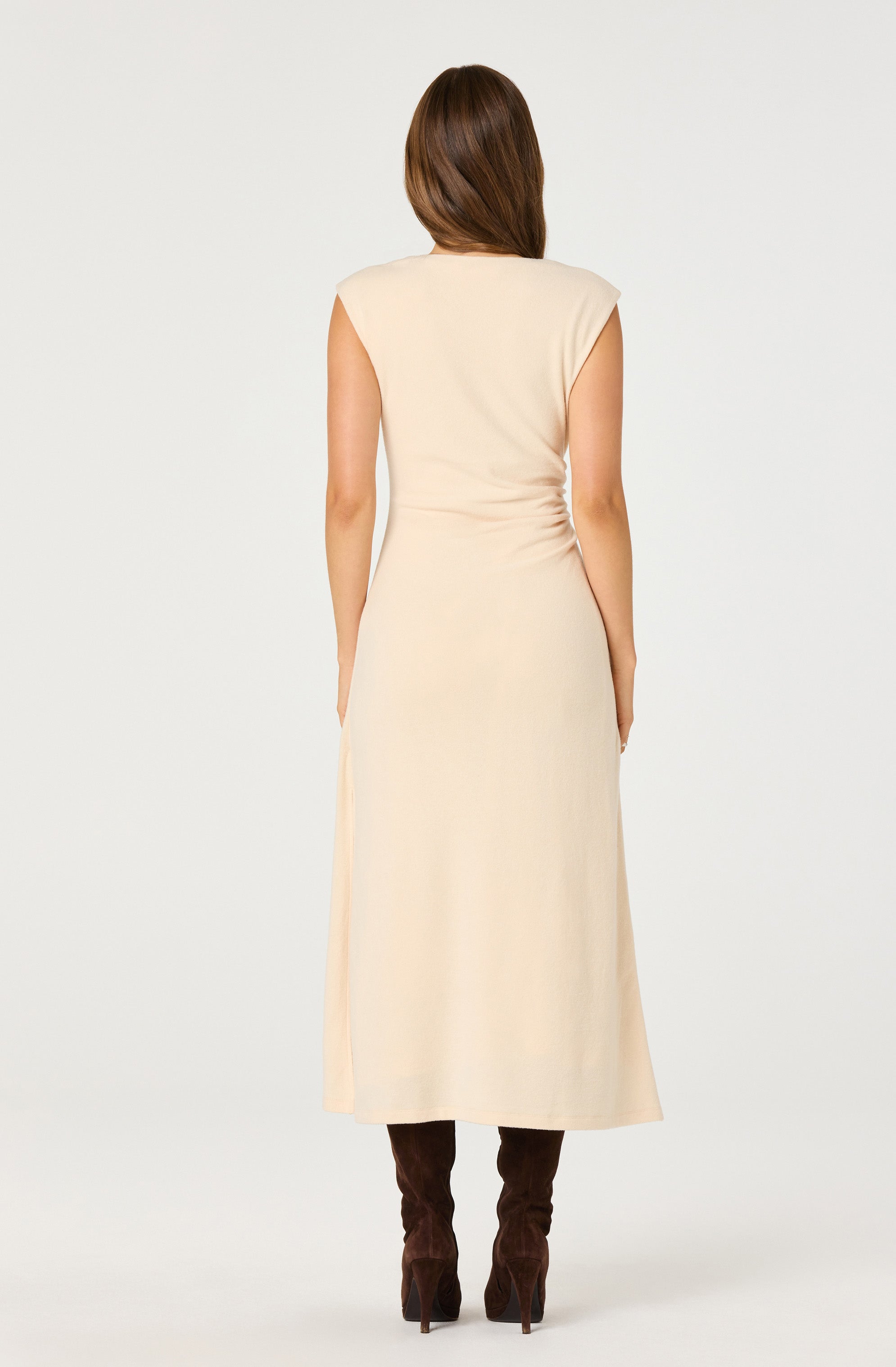 Draped Midi Dress