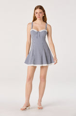 Nicolette Gingham Mini Dress