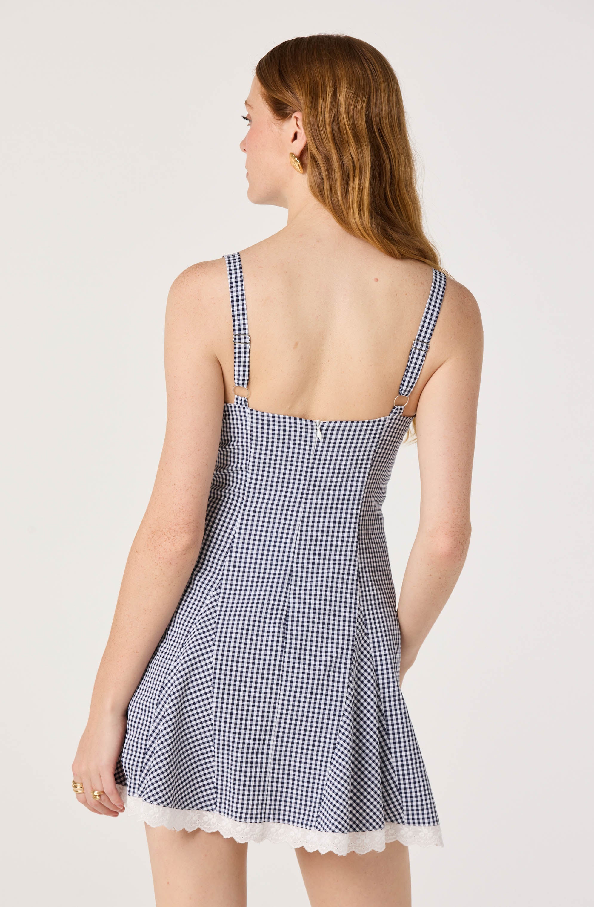 Nicolette Gingham Mini Dress