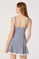 Nicolette Gingham Mini Dress