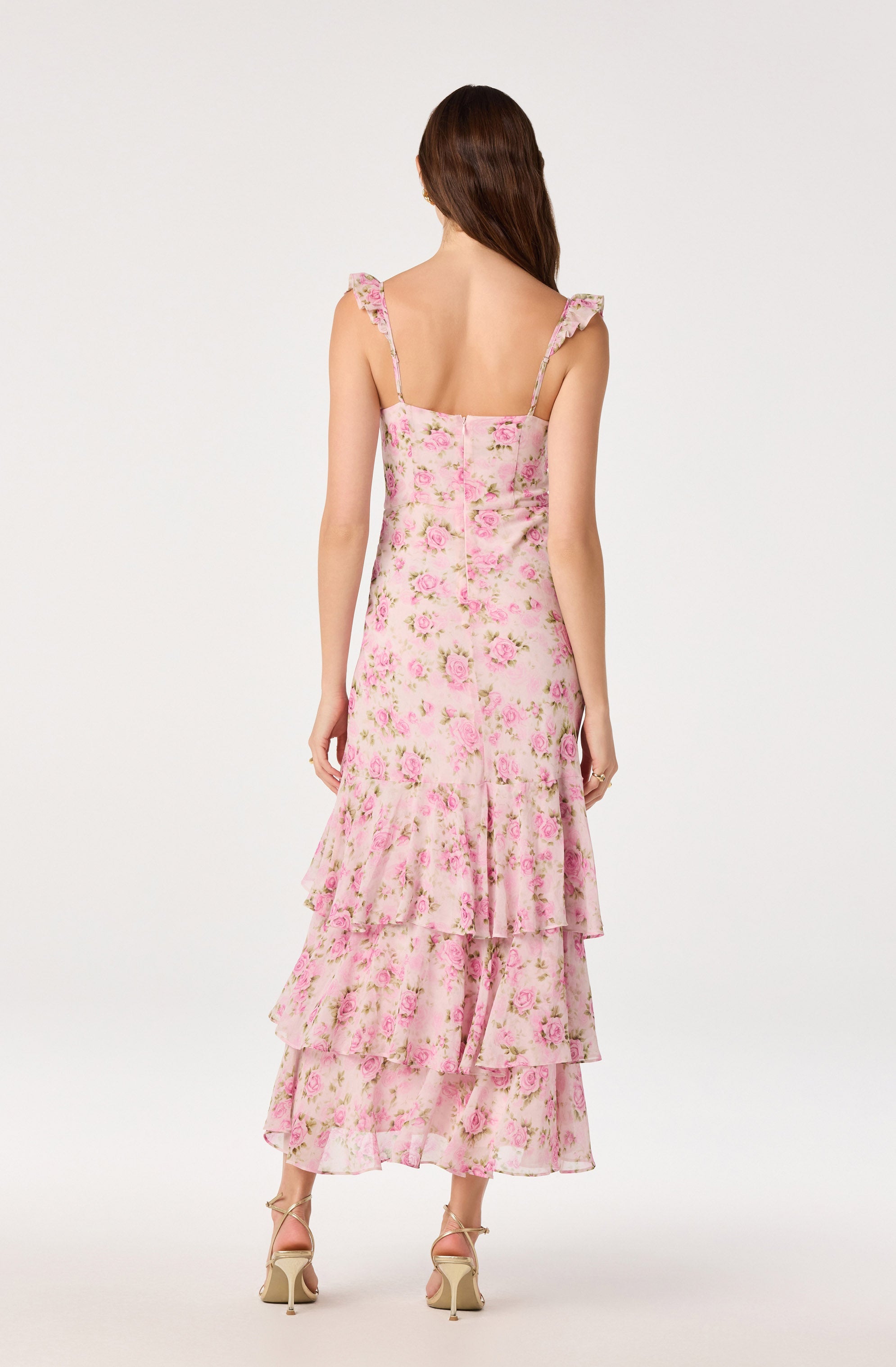 Alcina Tiered Midi Dress