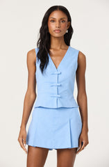 Pleated Mini Skort