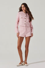 Tweed Mini Shorts