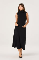 Knit A-line Midi Skirt