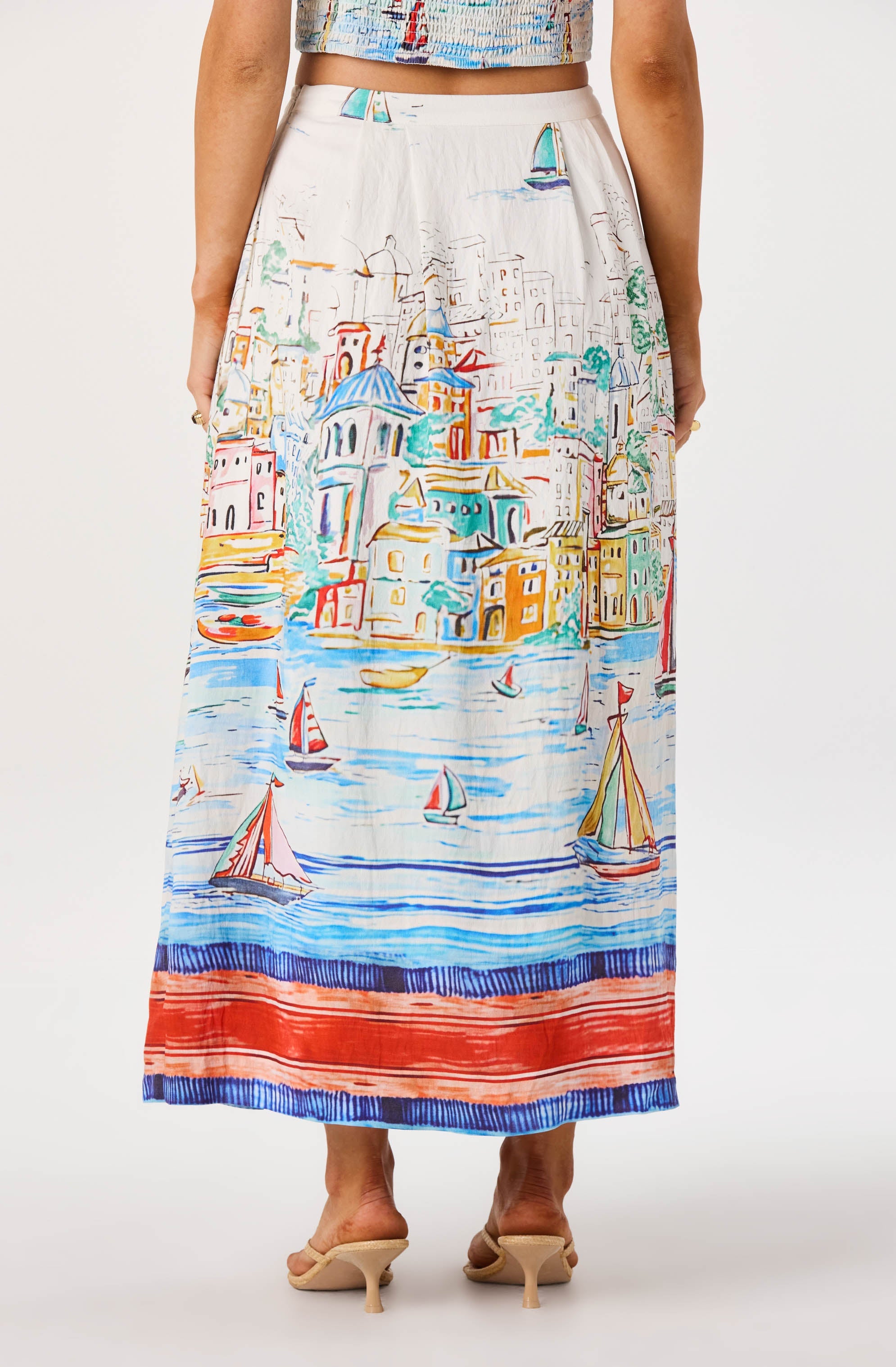 Wendy Pleated Midi Skirt