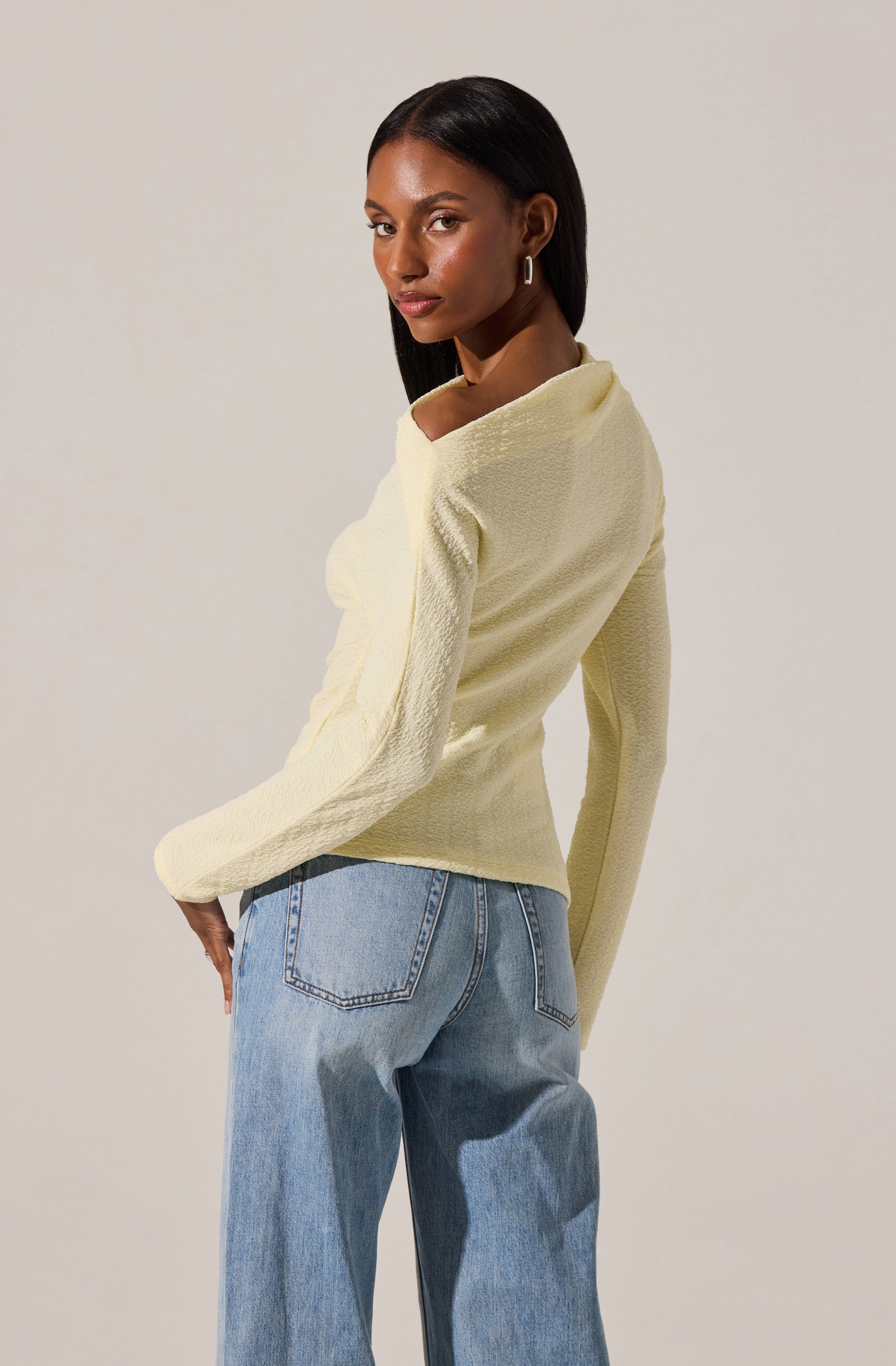 Textured Off Shoulder Top