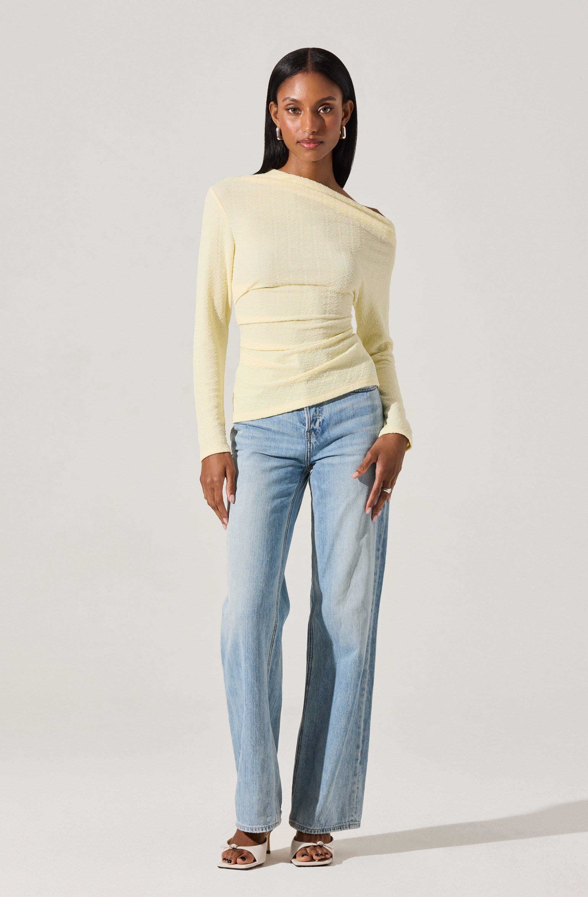 Textured Off Shoulder Top