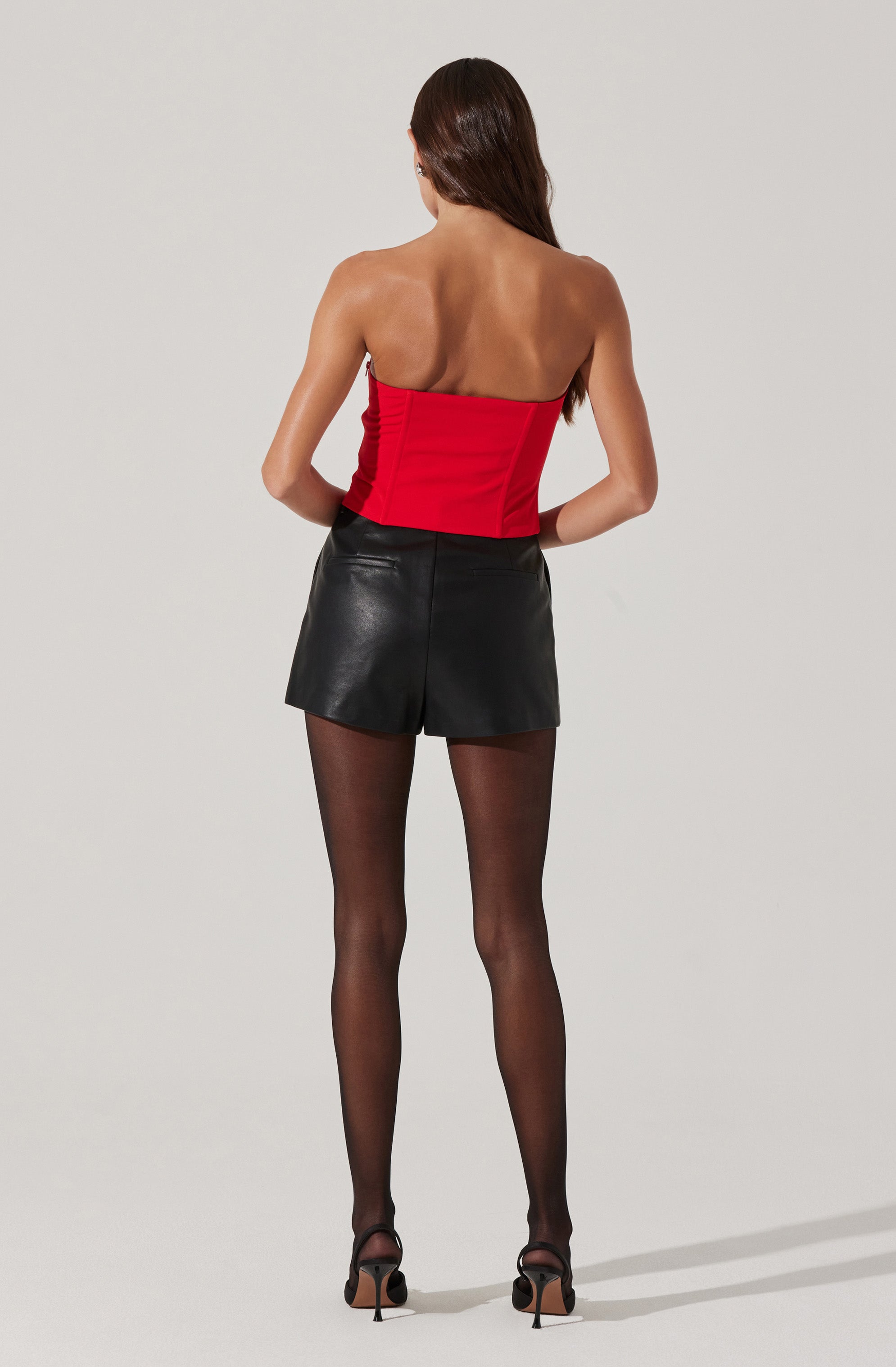 Strapless Bow Bustier Top