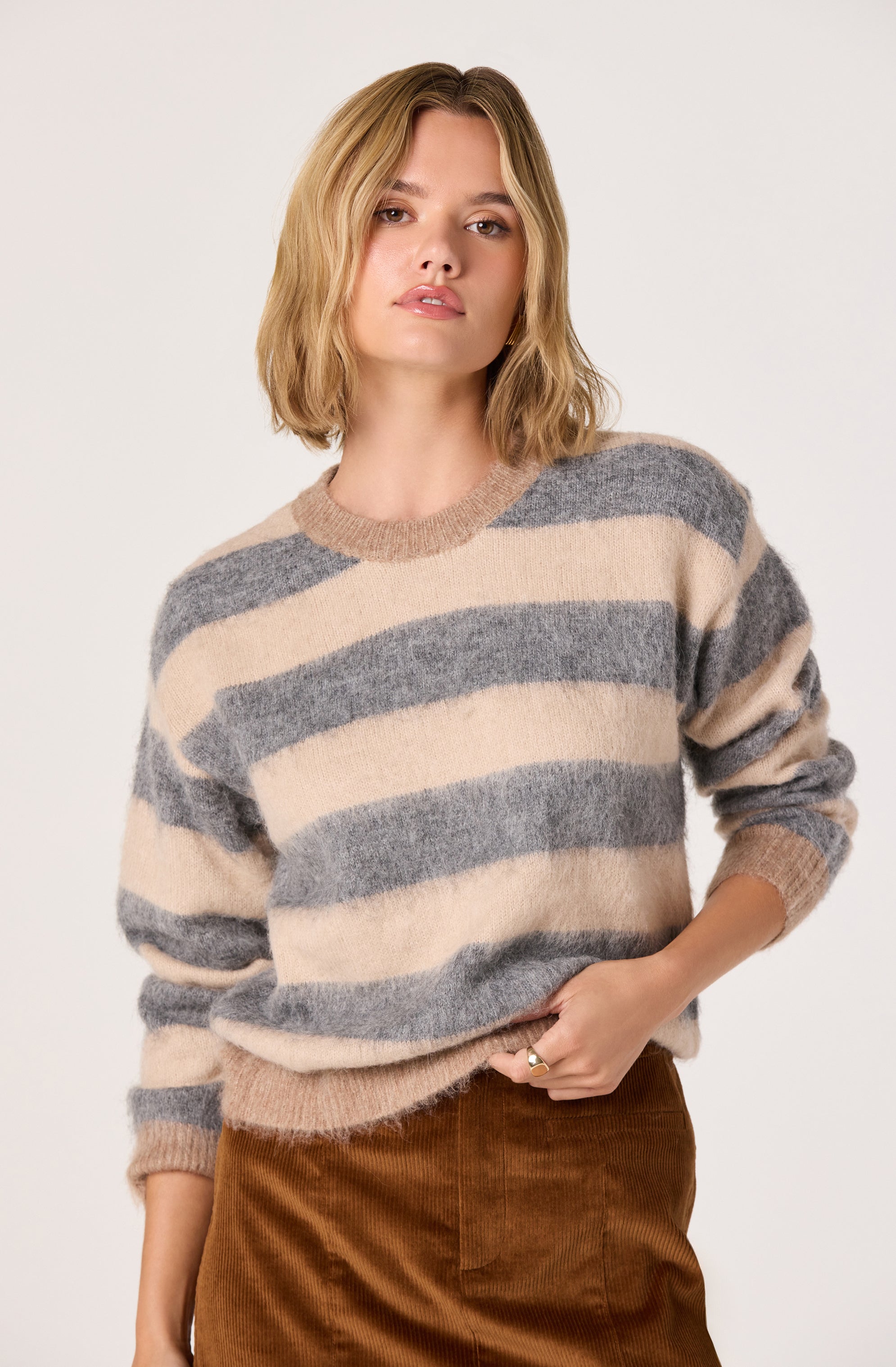 Striped Crewneck Sweater