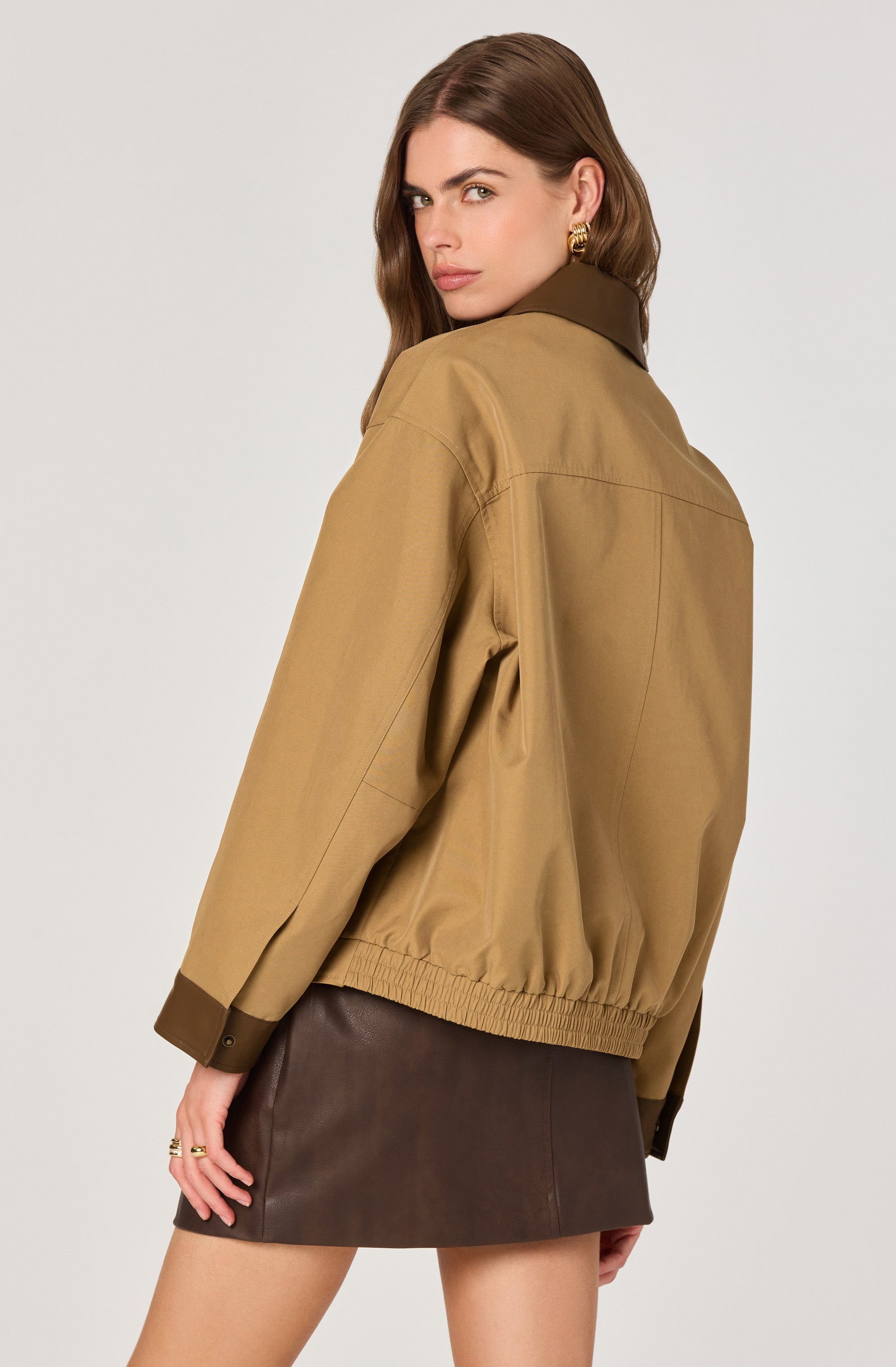 Contrast Barn Jacket