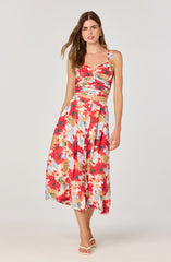 Ruched Bustier Crop Top
