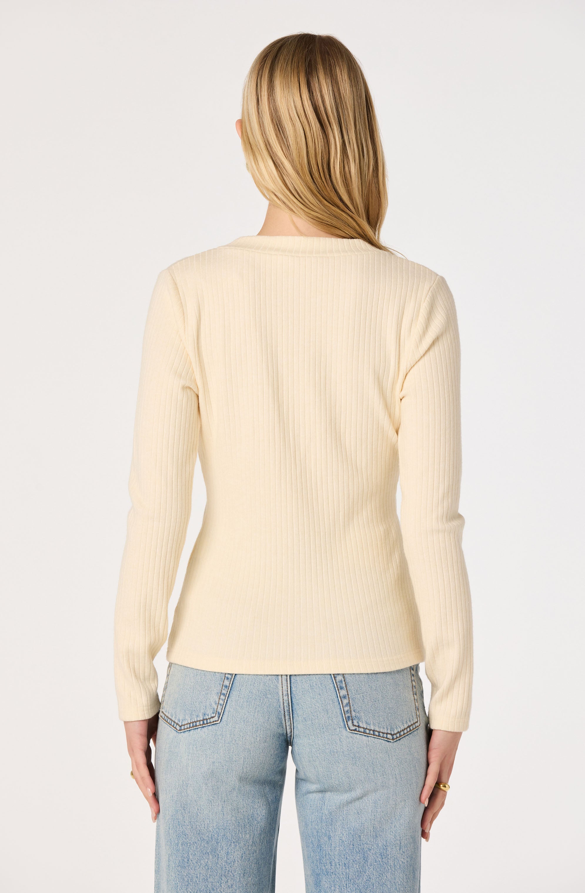 Mckenzie Ribbed V-Neck Cardigan