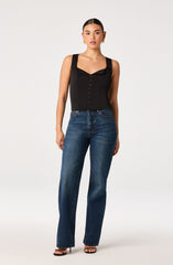 Maddison Scalloped Crochet Trim Tank