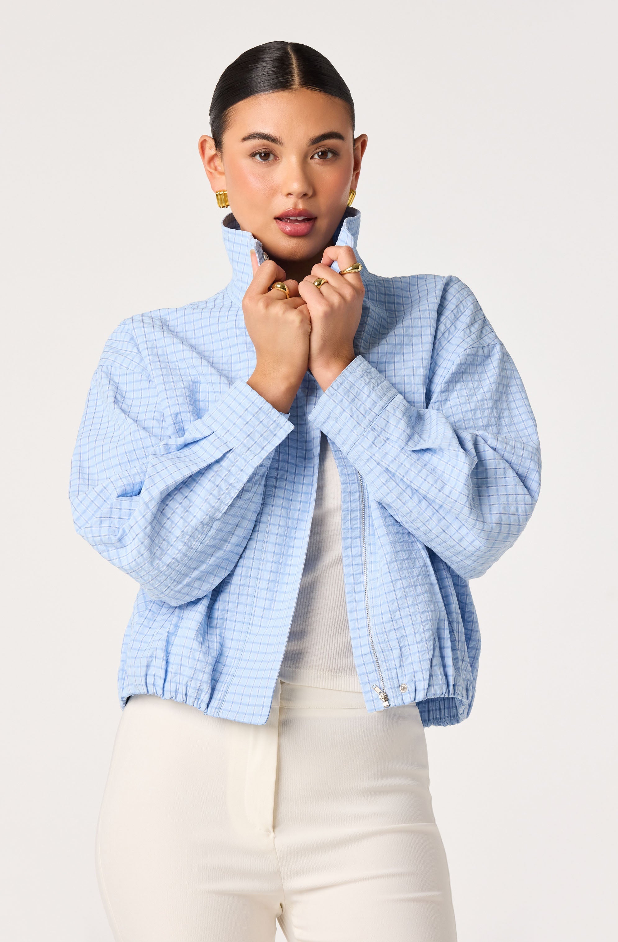 Cooper Funnel Neck Bomber Jacket