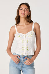 Shaya Floral Embroidered Top