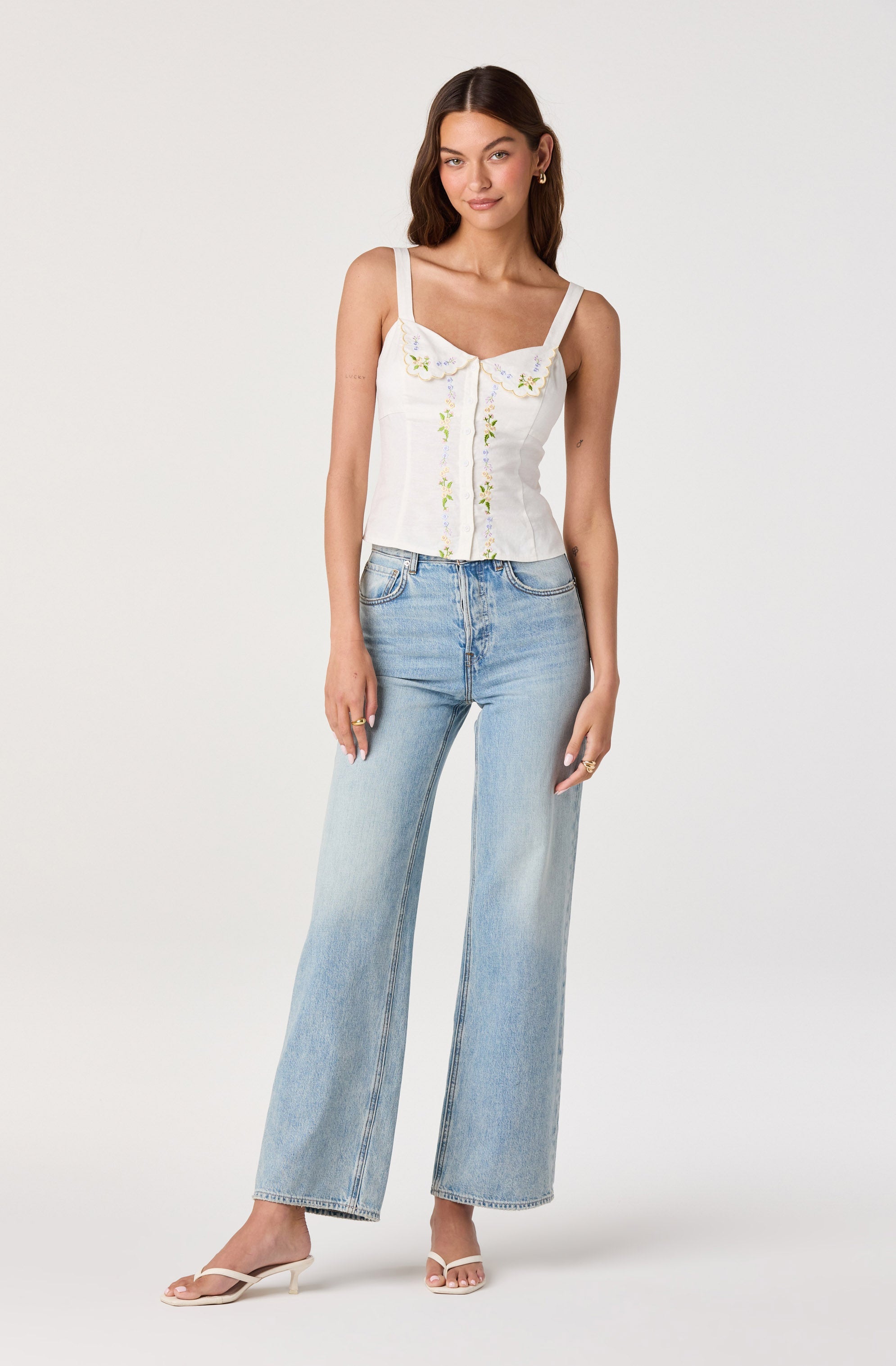 Shaya Floral Embroidered Top