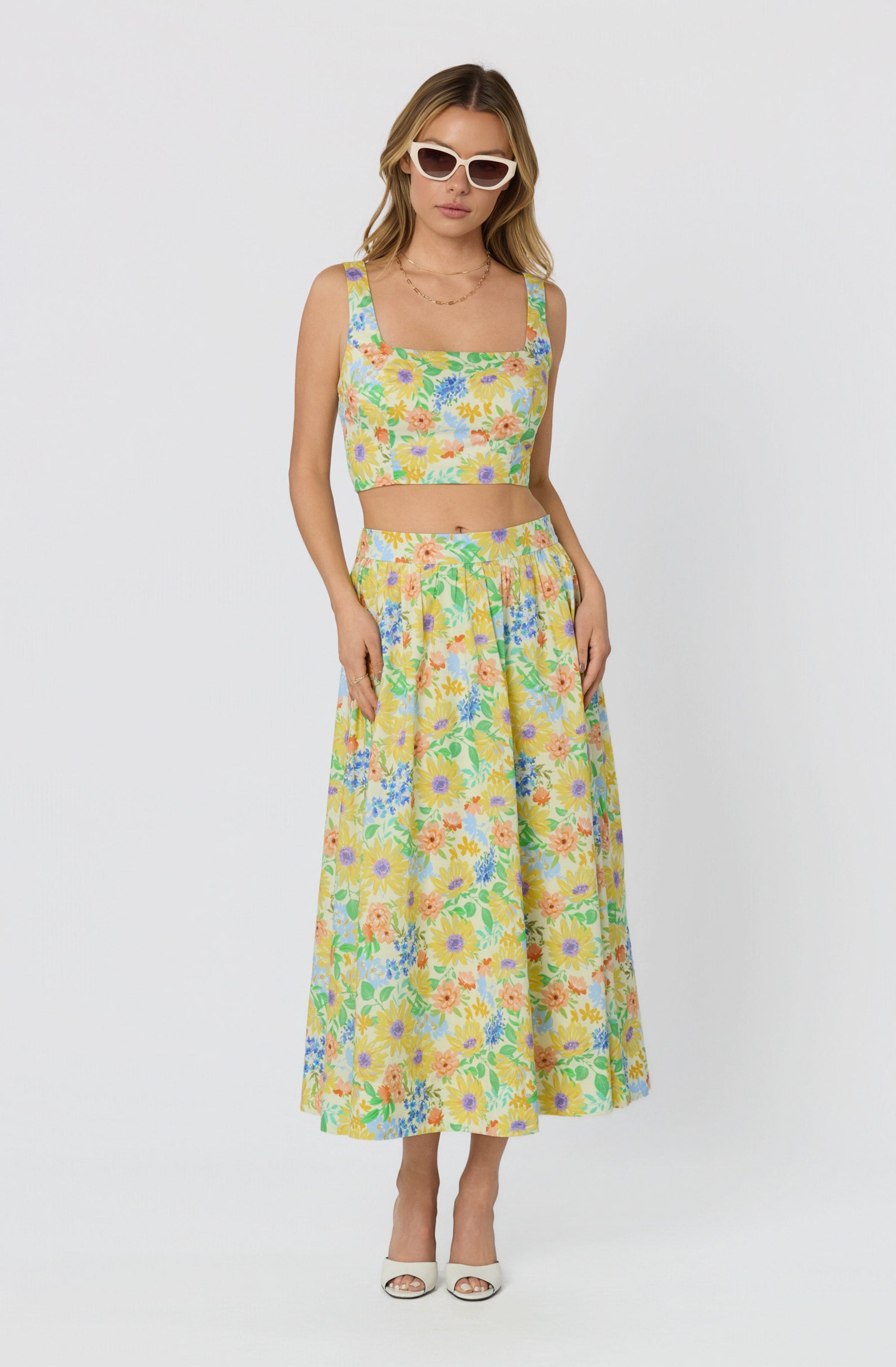 Jolie Floral Crop Top