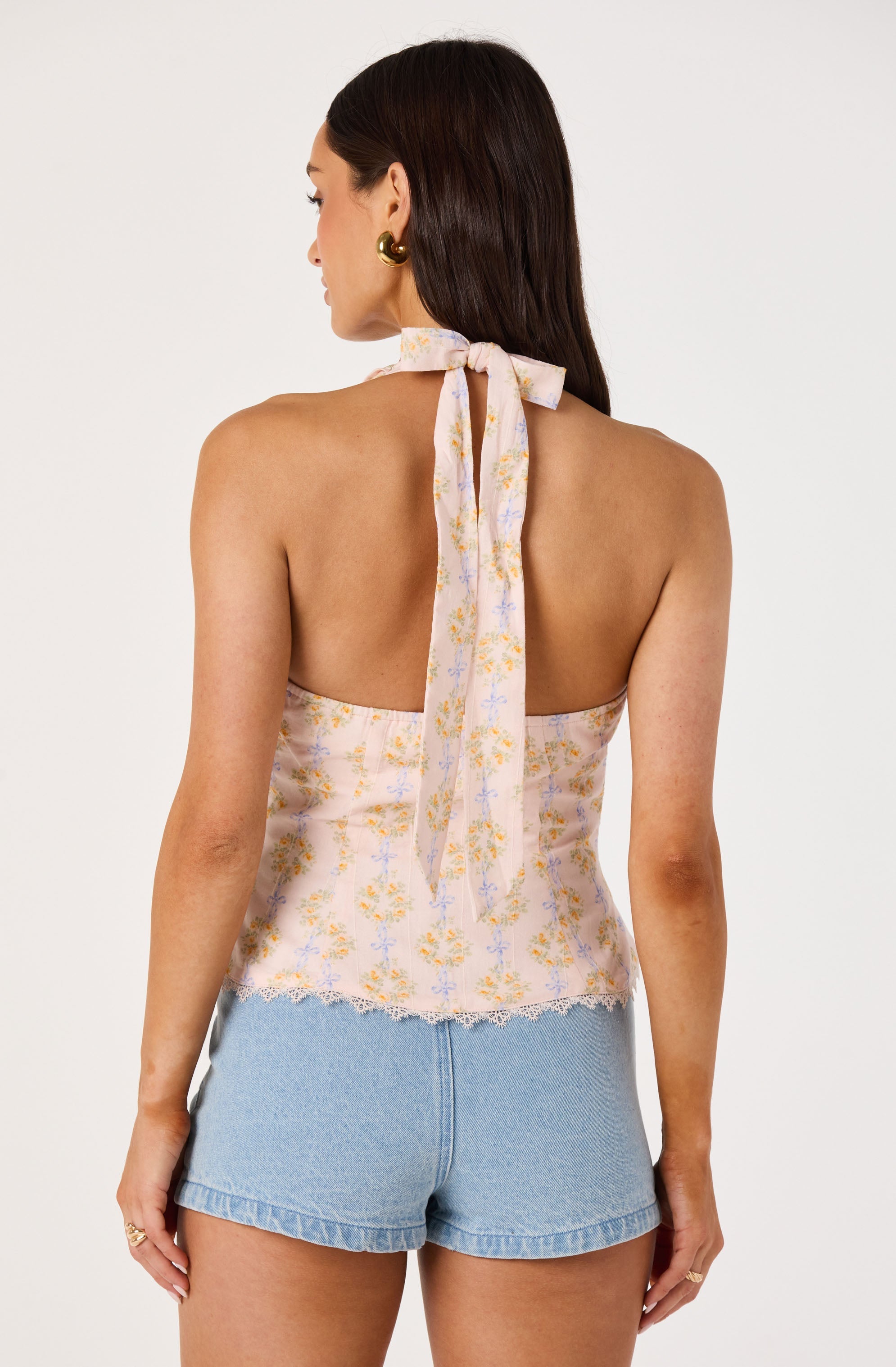 Julia Floral Halter Top